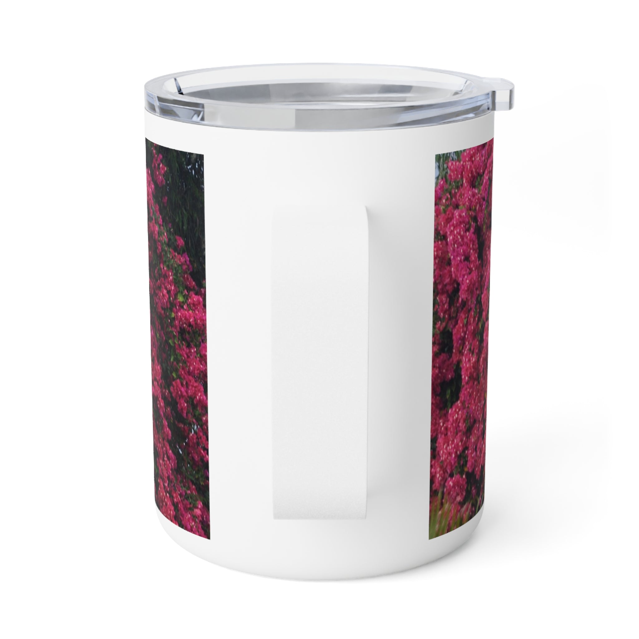Insulated Coffee Mug - Vibrant Floral Design for Coffee Lovers